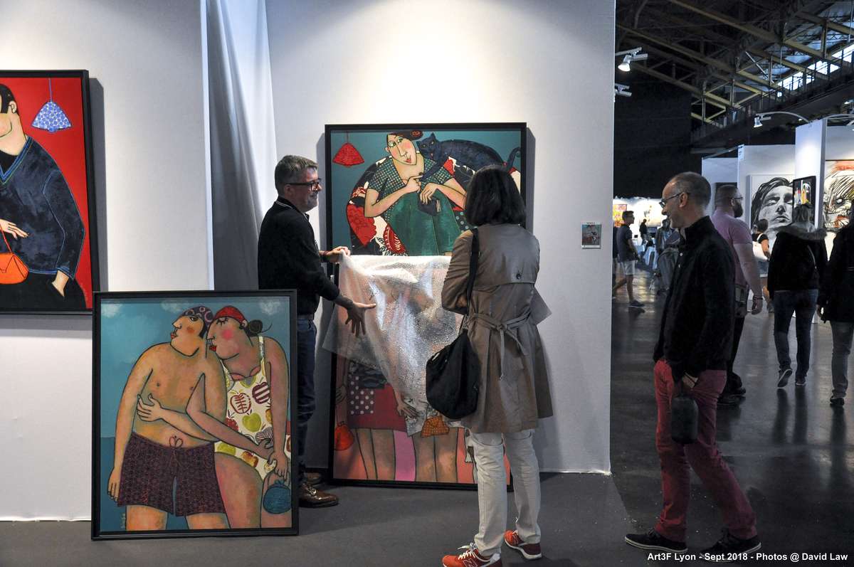 巴黎當(dāng)代藝術(shù)博覽會(huì)，art3f，藝術(shù)展會(huì)現(xiàn)場(chǎng)
