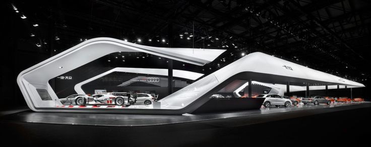 奧迪汽車展覽，車展，汽車展臺